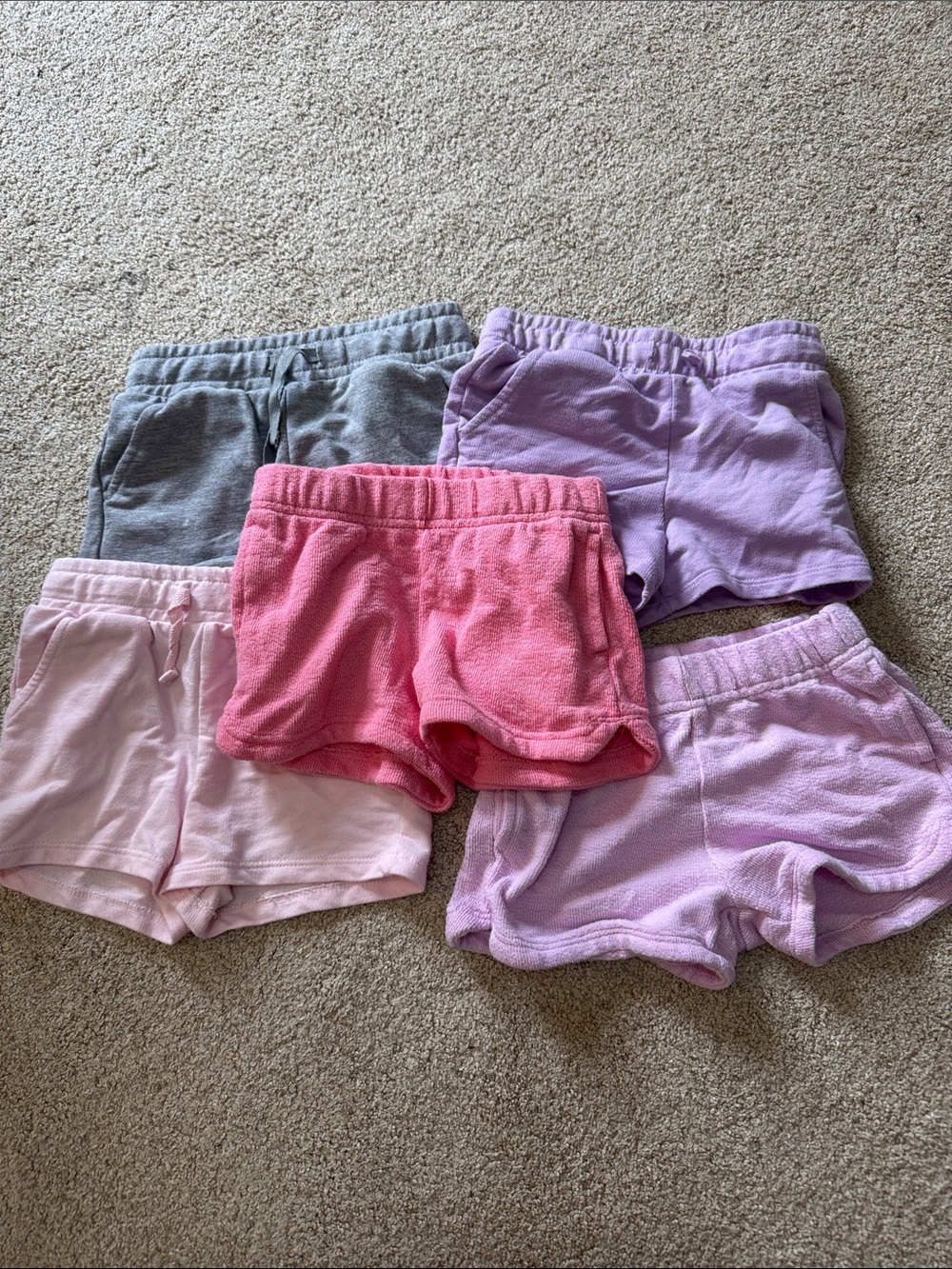 Bundle of (5) Cat & Jack Shorts 🩷